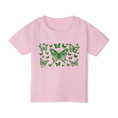 Green Native Butterflies Toddler T-Shirt