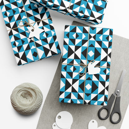 Turquoise Sacred Mountains Gift Wrap Papers