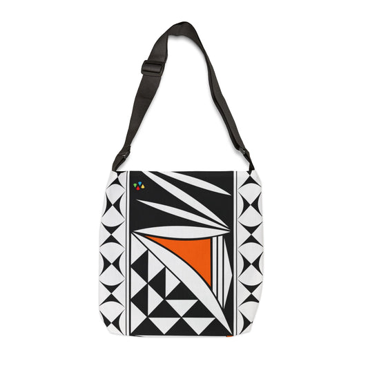 Orange Southwest Sunrise Adjustable Tote Bag