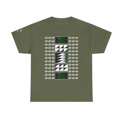 Feather Blessings in Green Gildan Unisex Tee