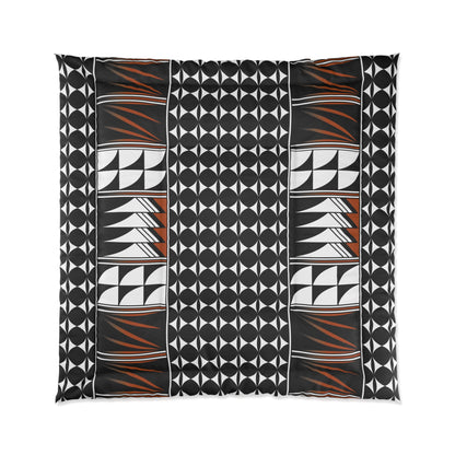 Southwest Feather Blessing in Rust Comforter