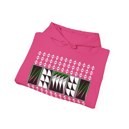 Blessed Feathers in Green Unisex Hoodie