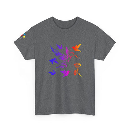 Rainbow Hummingbird Blessing Gildan Unisex Tee