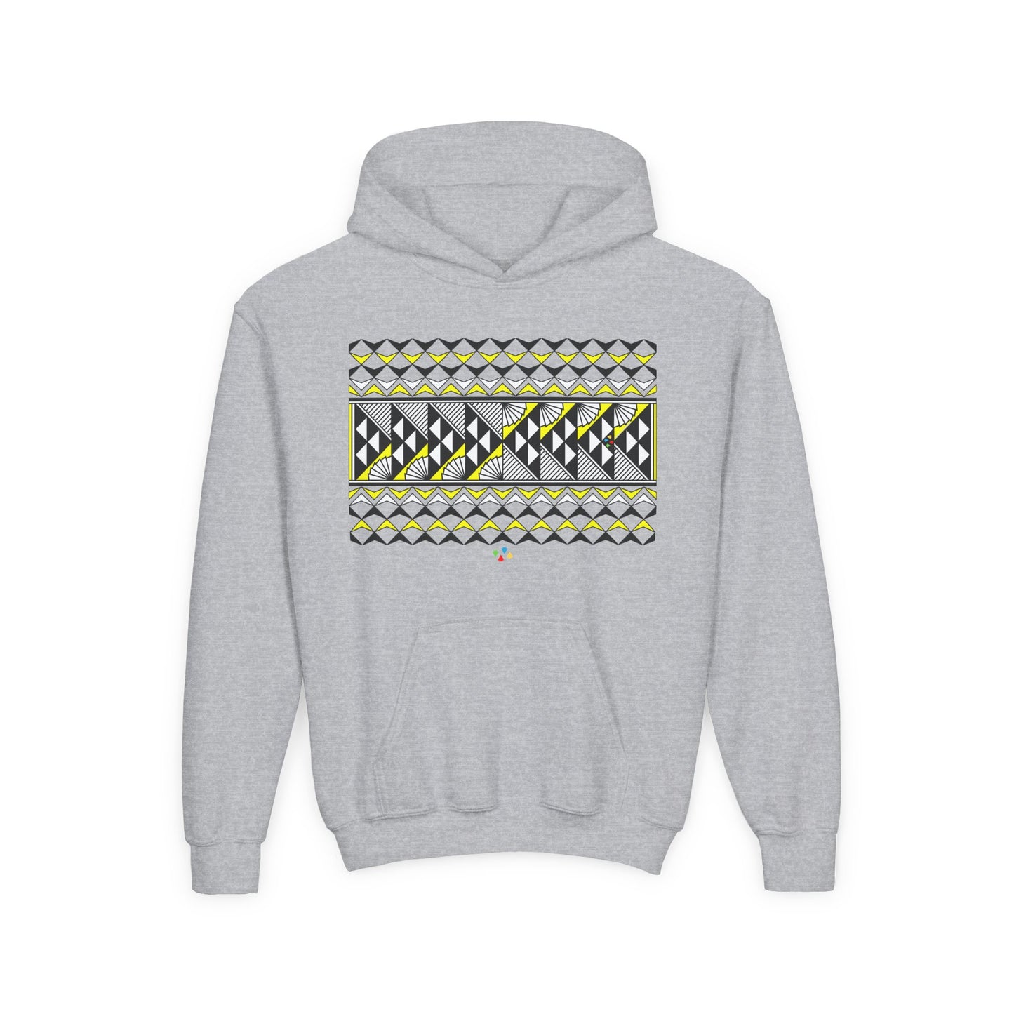 Yellow Rain and Sun Youth Heavy Blend Hooded Sweatshirt