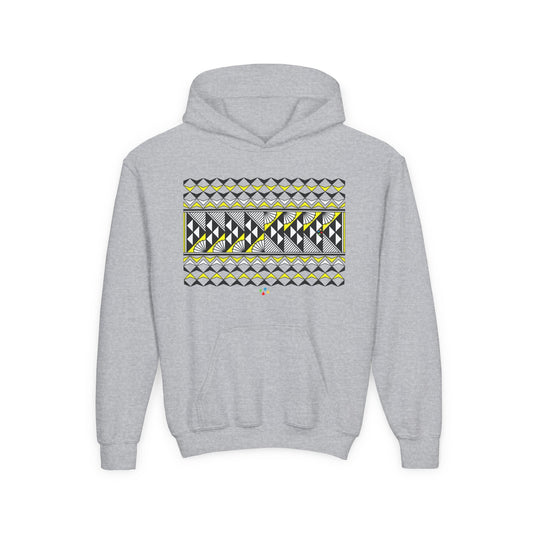 Yellow Rain and Sun Youth Heavy Blend Hooded Sweatshirt