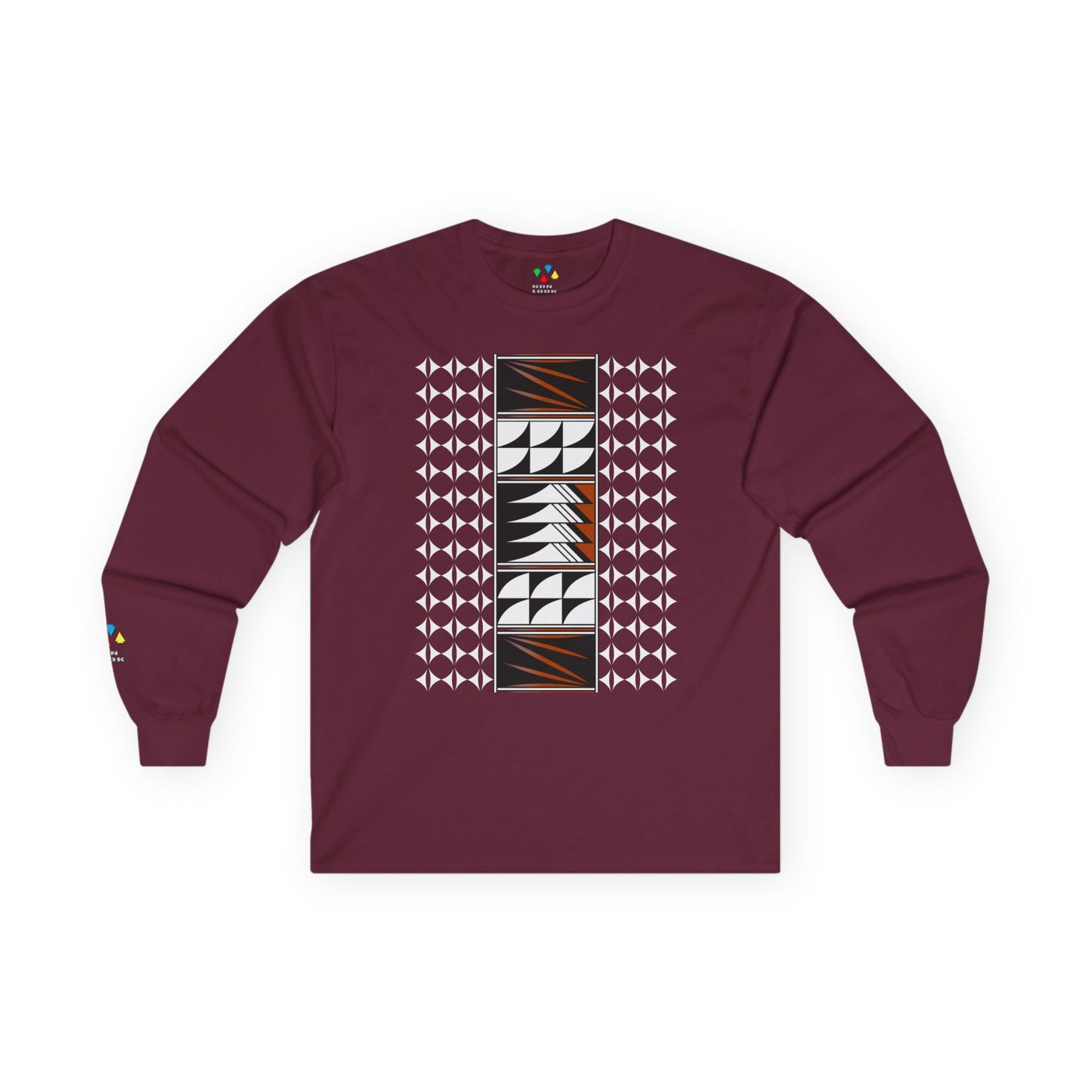 Feather Blessings in Rust Unisex Long Sleeve Tee