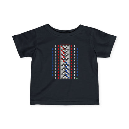 Red, White, and Blue Sun and Rain Infant Fine Jersey Tee