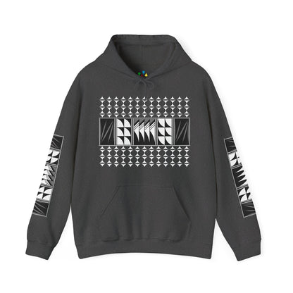Blessed Feathers in Gray Unisex Hoodie