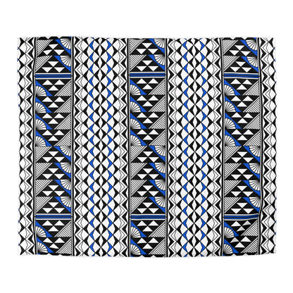 Sun and Rain in Blue Microfiber Duvet Cover