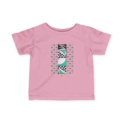 Aqua Southwest Sunrise Infant Fine Jersey Tee