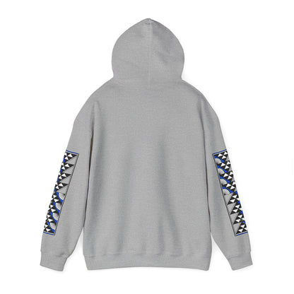 Sun and Rain in Blue Unisex Hoodie