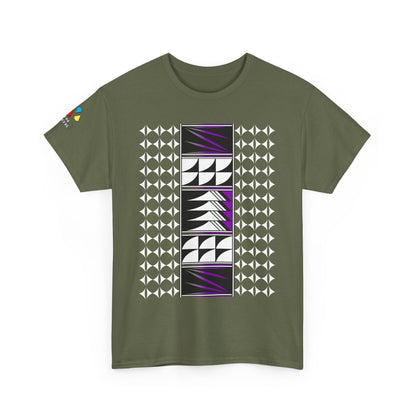 Feather Blessings in Purple Gildan Unisex Tee