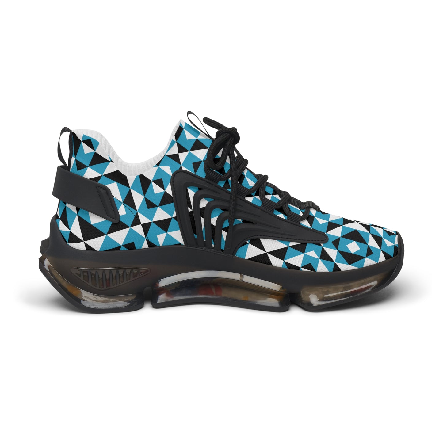 Sacred Mountains in Turquoise Women's Mesh Sneakers