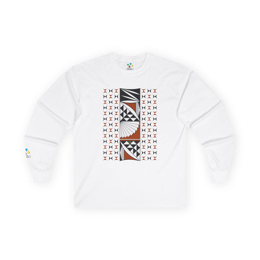 Southwest Sunrise in Rust Unisex Long Sleeve Tee