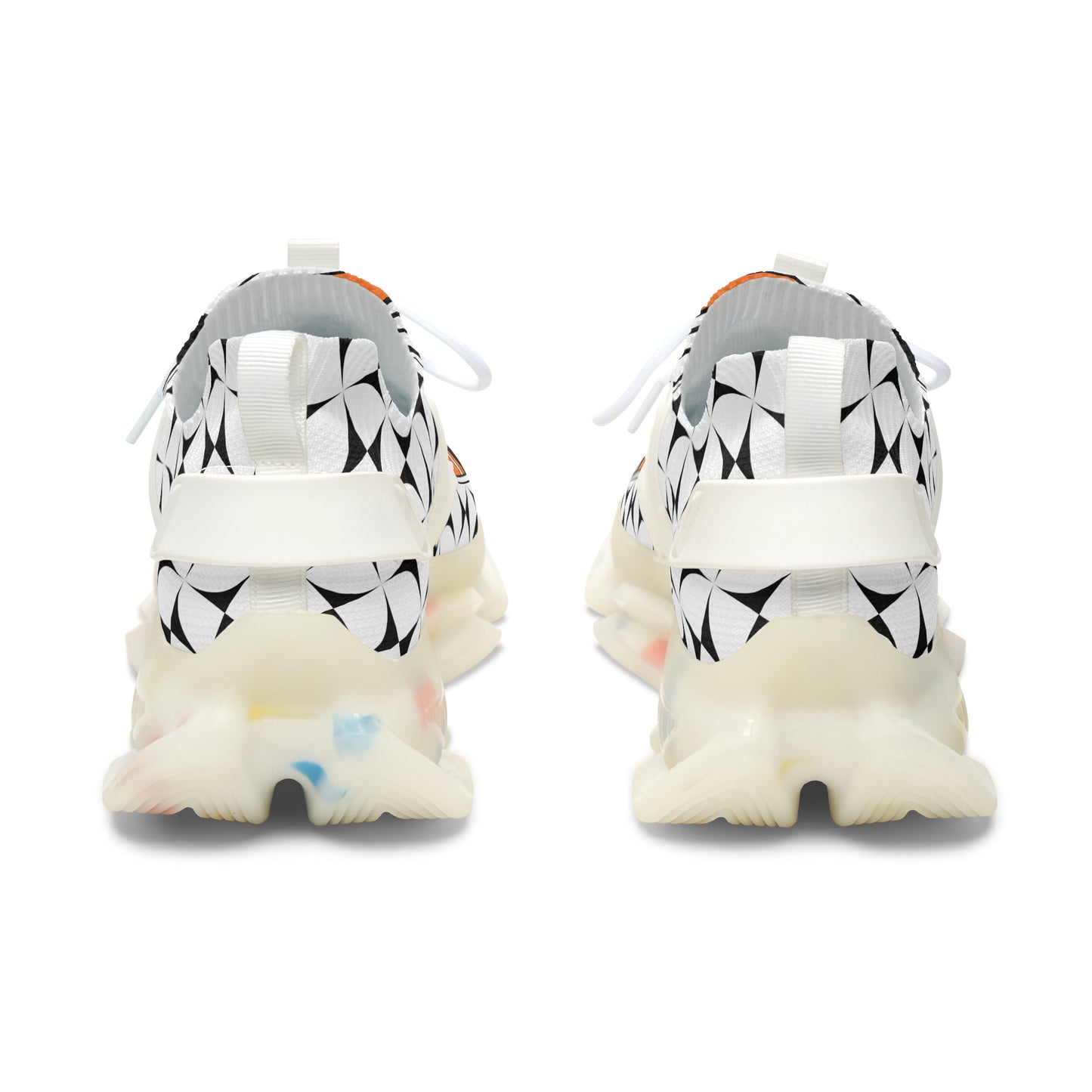 Southwest Sunrise in Orange Women's Mesh Sneakers