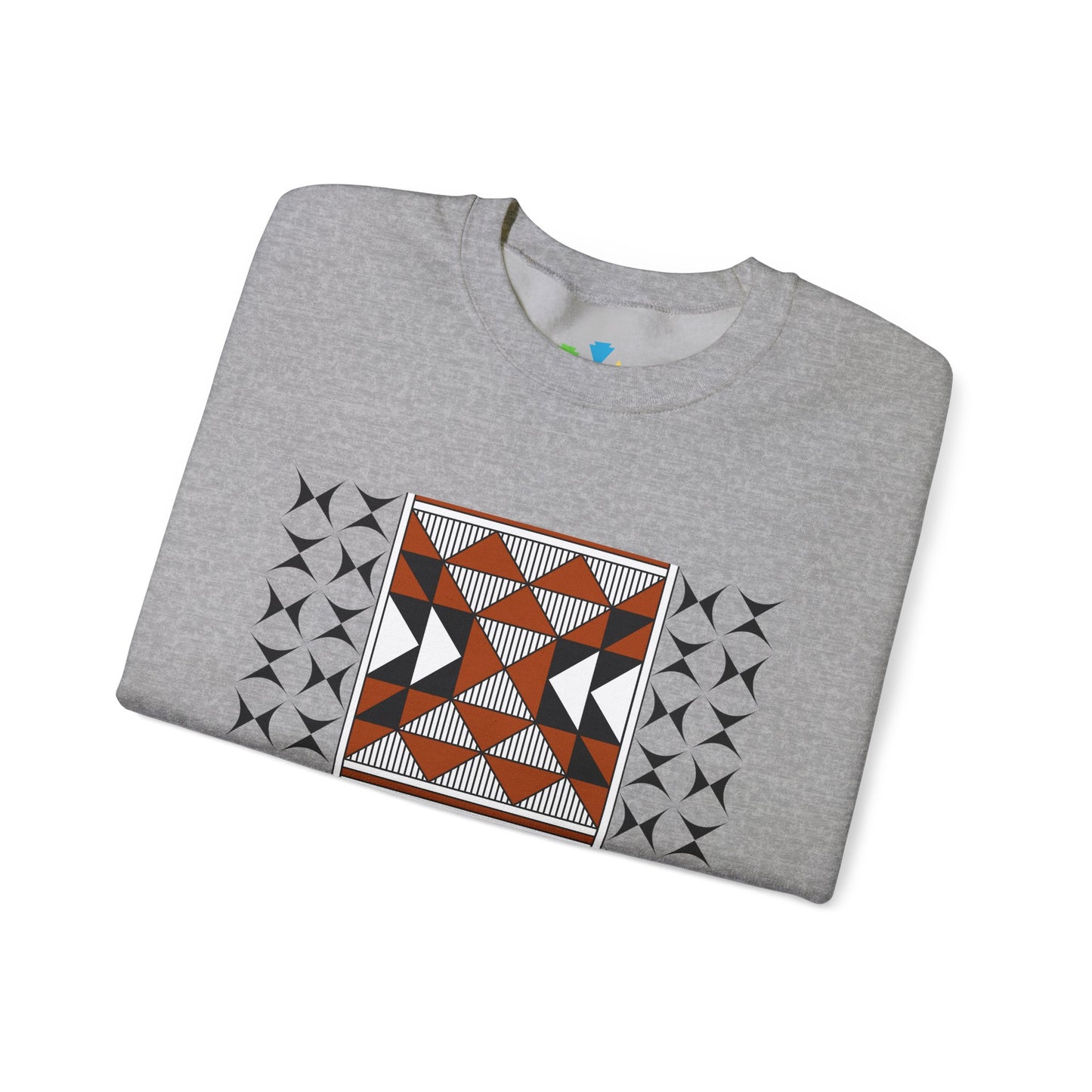 Sacred Mountains in Rust Unisex Sweatshirt