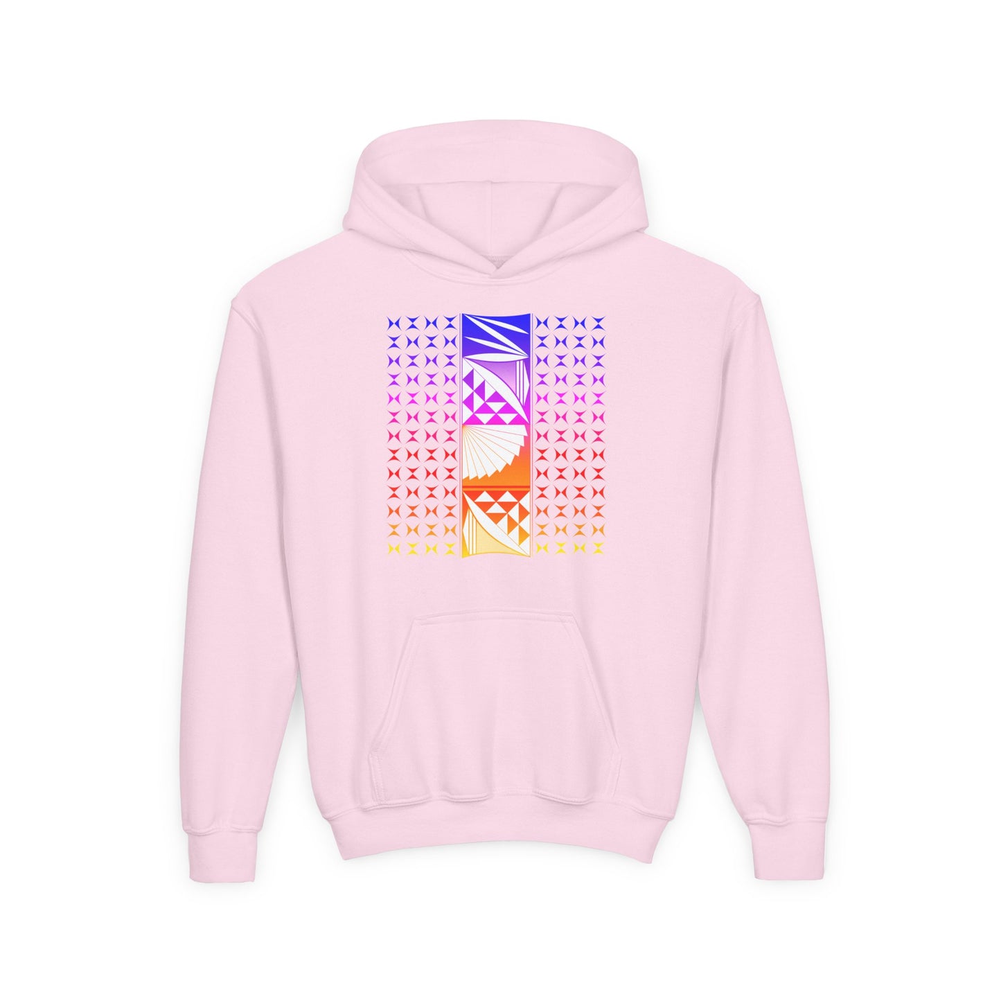 Rainbow Sunrise Youth Heavy Blend Hooded Sweatshirt
