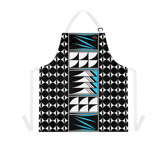 Turquoise Native Feather Blessing Two Pocket Apron