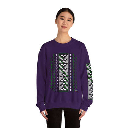 Sun and Rain in Green Unisex Sweatshirt