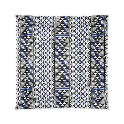 Southwest Rain and Sun in Blue Comforter