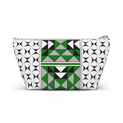 Sacred Mountains in Green Pouch w T-bottom