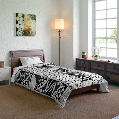 Southwest Sunrise in Charcoal Comforter