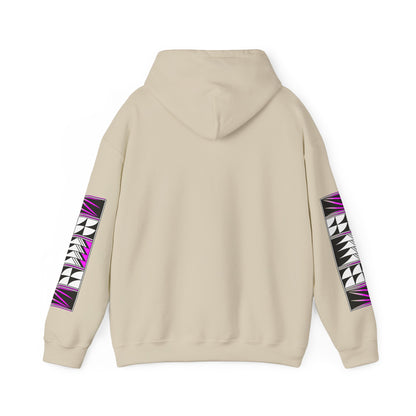 Blessed Feathers in Pink Unisex Hoodie