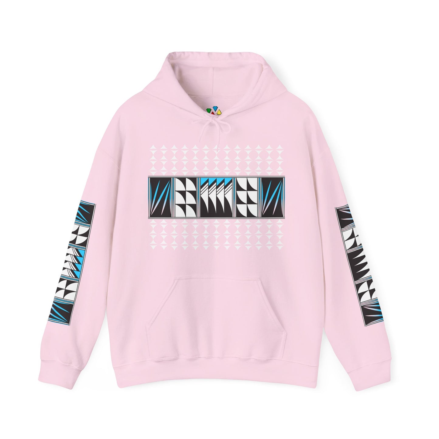 Blessed Feathers in Turquoise Unisex Hoodie