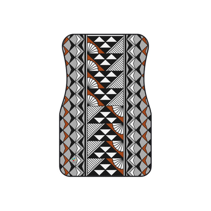 Sun and Rain in Rust Car Mats (Set of 4)