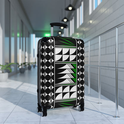 Blessed Feathers in Green Suitcases