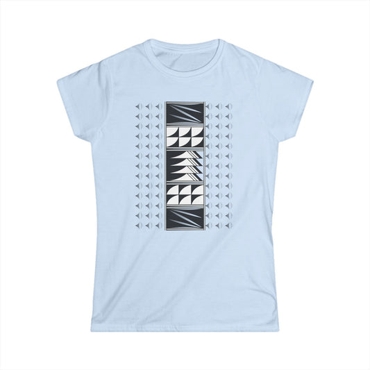 Chrome Native Feather Blessing Women's Softstyle Tee