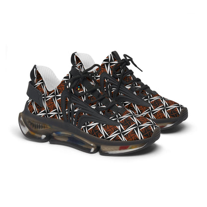 Sacred Winds in Rust Women's Mesh Sneakers