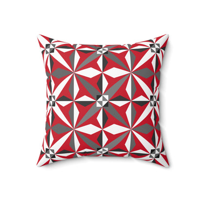 Morning Star in Red Square Pillow