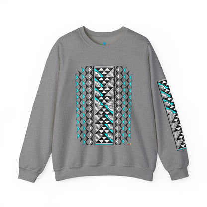 Sun and Rain in Turquoise Unisex Sweatshirt