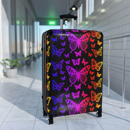 Rainbow Butterflies Suitcases