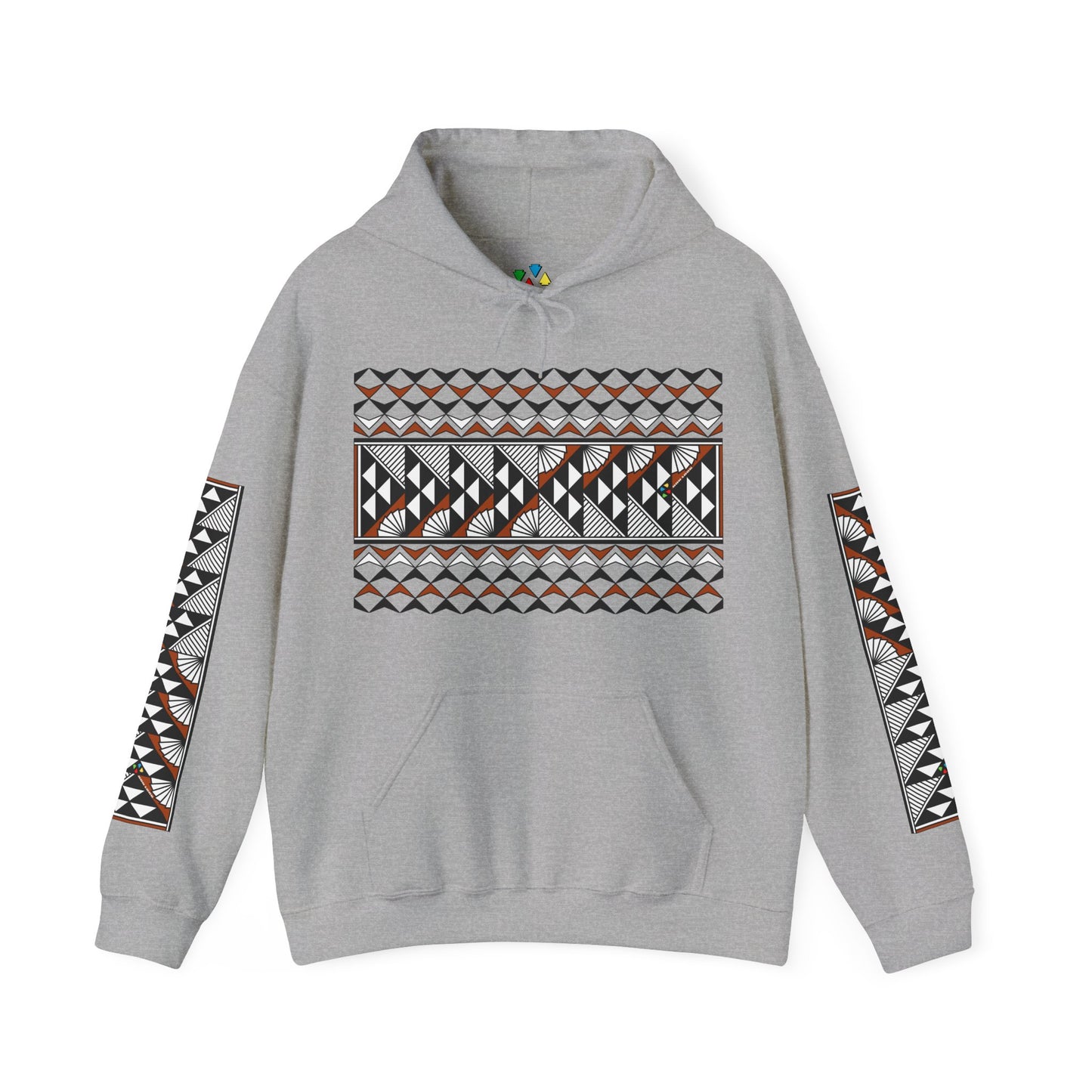 Sun and Rain in Rust Unisex Hoodie