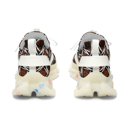 Sacred Winds in Rust Women's Mesh Sneakers