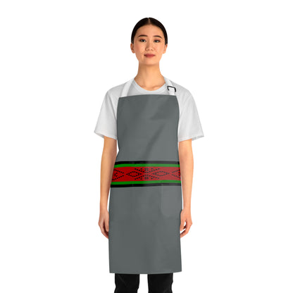 Dark Gray Belt of Life Two Pocket Apron