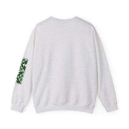 Sacred Mountains in Green Unisex Sweatshirt