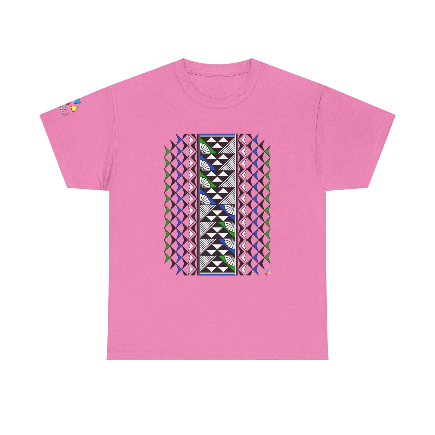 Sun and Rain in Blue/Green Gildan Unisex Tee