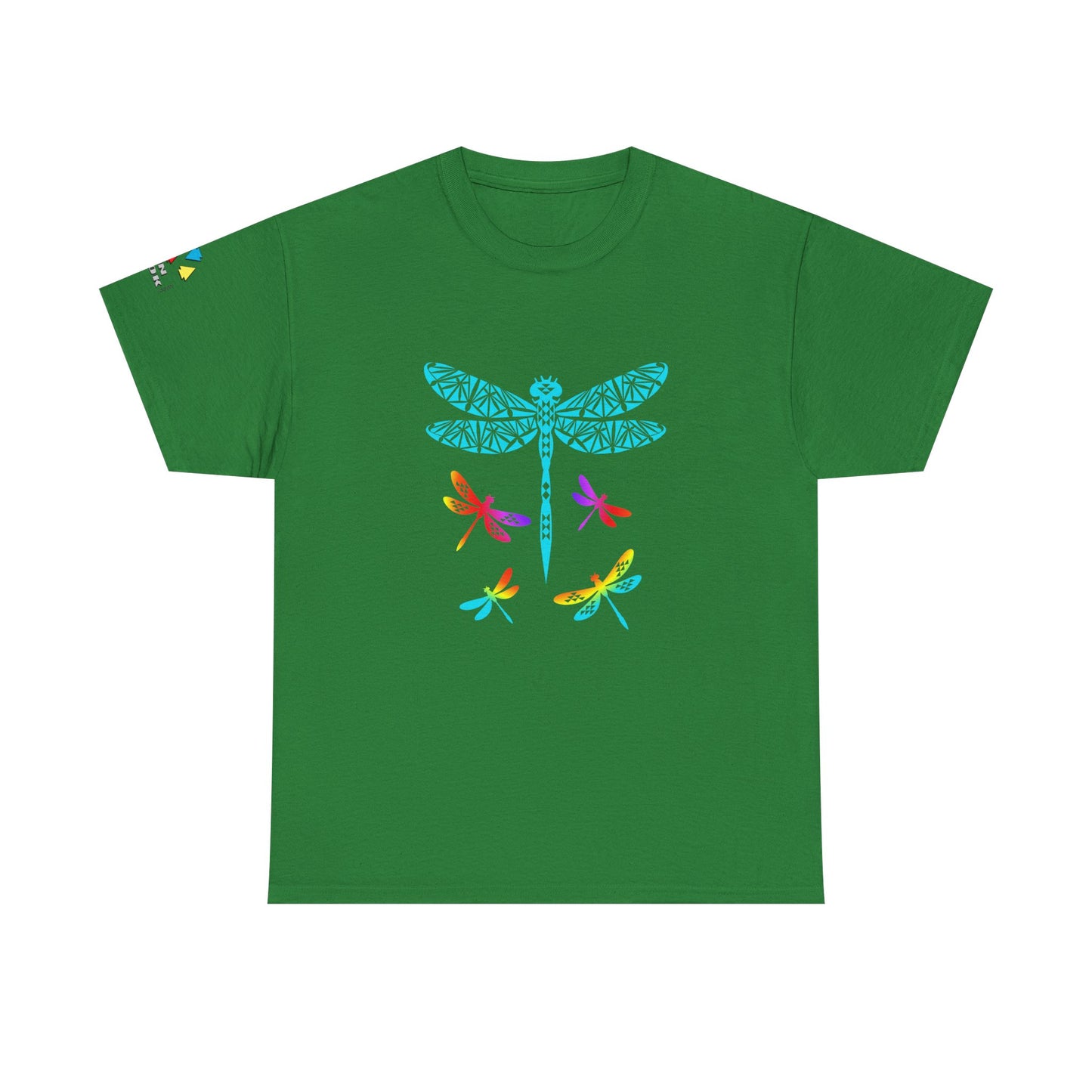 Rainbow Native Dragonfly Gildan Unisex Tee