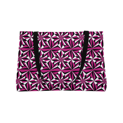 Pink Morning Star Weekender Tote Bag