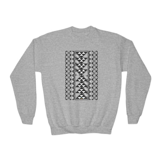 Rain and Sun in Gray Youth Crewneck Sweatshirt