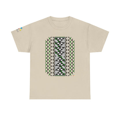 Sun and Rain in Green Gildan Unisex Tee