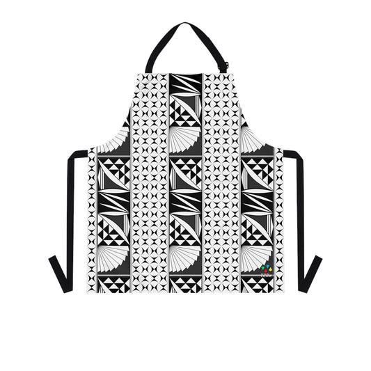 Southwest Sunrise 3 Row Charcoal Two Pocket Apron