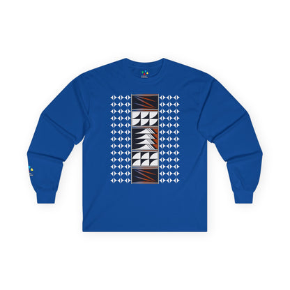 Feather Blessings in Rust Unisex Long Sleeve Tee