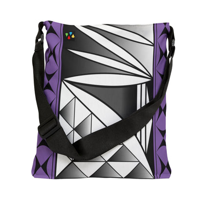 Purple Chrome Southwest Sunrise Adjustable Tote Bag