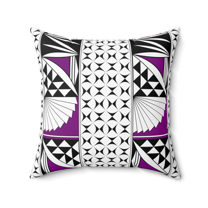 Southwest Sunrise in Purple Square Pillow