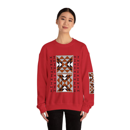 Sacred Mountains in Rust Unisex Sweatshirt