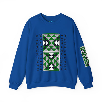 Sacred Mountains in Green Unisex Sweatshirt